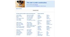 Desktop Screenshot of cloverclothing.com