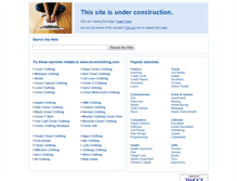 Tablet Screenshot of cloverclothing.com